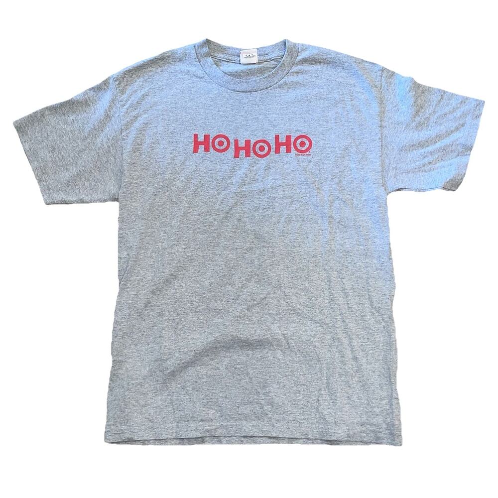 Vintage Target 2000 HO HO HO T-Shirt Top Shirt Retro Y2K Christmas Size L Large